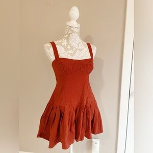 NEW Free people movement terracotta Azasia Minidress s